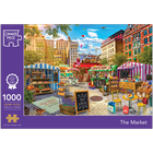 The Market 1000 Piece Jigsaw Puzzle image number 1