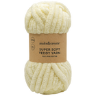 Super Soft Teddy Yarn: Vanilla 200g image number 1