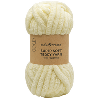 Super Soft Teddy Yarn: Vanilla 200g