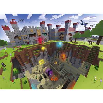 Minecraft 300 Piece Jigsaw Puzzle image number 2