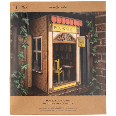 Make Your Own Wooden Book Nook Kit image number 1