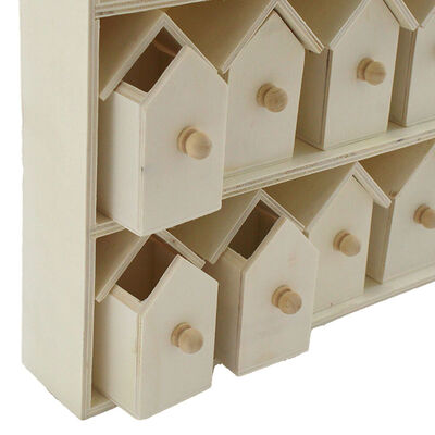 Christmas Wooden Mini House Advent Calendar image number 3