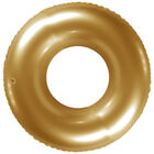 Inflatable 20" Shiny Metallic Swim Ring: Assorted image number 1