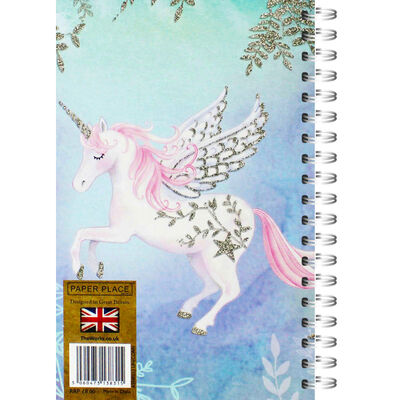 A5 Wiro Unicorn Lined Notebook image number 3