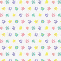 Easter Flowers Paper Tablecloth: 90 x 40cm