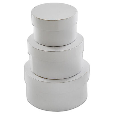 Round Nested Craft Boxes: Pack of 3 image number 2