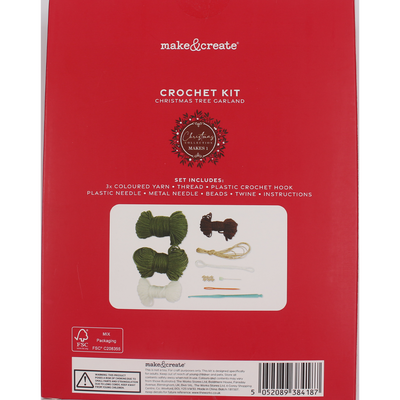 Christmas Tree Garland Crochet Kit image number 3