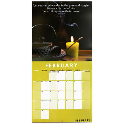 Zen 2022 Square Calendar and Diary Set image number 2