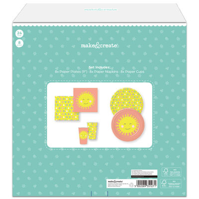 Easter Tableware Party Pack: 24 Piece Set image number 3