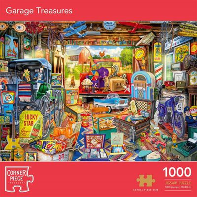 Garage Treasures 1000 Piece Jigsaw Puzzle image number 1