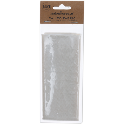 Cotton Calico Fabric: Natural image number 3