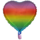 18 Inch Rainbow Heart Helium Balloon image number 1