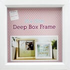 White Deep Box Frame - 15cm X 15cm image number 2