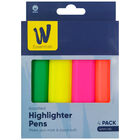 Works Essentials Highlighter Pens: Pack of 4 image number 1
