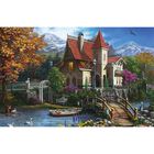 Mansion by the Lake 1000 Piece Jigsaw Puzzle image number 2