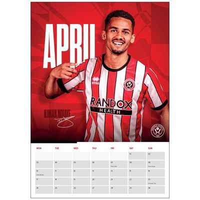 A3 Official Sheffield United FC 2023 Calendar image number 2