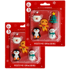 Festive Christmas Erasers Bundle image number 1