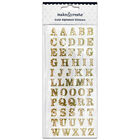 Gold Alphabet Stickers image number 1