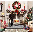 Premium Cosy Fireplace Christmas Cards: Pack of 10 image number 1