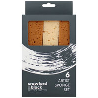 Crawford & Black Artist Sponge set: Pack of 6