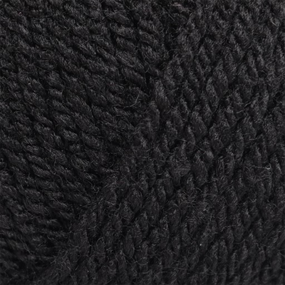 DK Acrylic Yarn: Black 100g image number 2