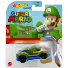 Hot Wheels Super Mario Diecast Character Car: Luigi image number 1