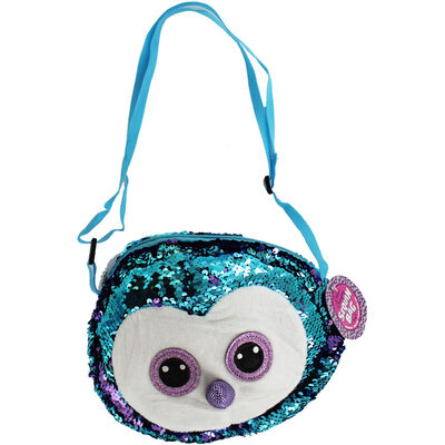 Blue Purple Owl Sequin 3 In 1 Bag image number 1