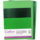 Crafters Companion A4 Luxury Cardstock Pack - Green image number 2