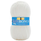 Baby Bonus DK: Baby White Yarn 100g image number 1