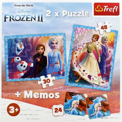 Disney Frozen 2 2-in-1 Jigsaw Puzzle Set image number 3