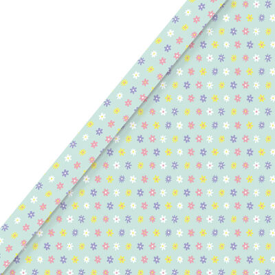 Floral Gift Wrap Roll: 3m image number 1