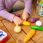 PlayWorks Wooden Vegetable Chopping Play Set image number 3