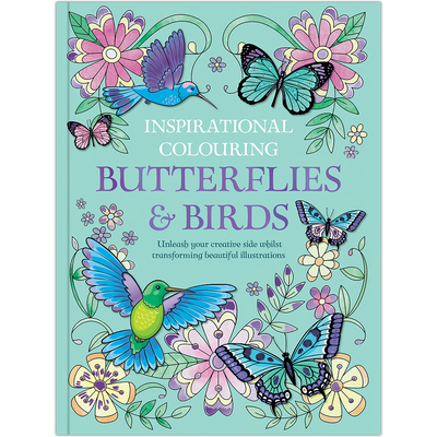 Inspirational Colouring: Butterflies and Birds image number 1