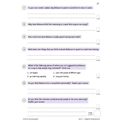 KS2 English Targeted Question Book: Year 3 Comprehension Book 1 image number 3