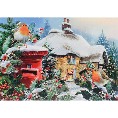 Cancer Research UK Charity Robin Christmas Cards: Pack of 10 image number 2