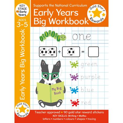 Gold Star Rewards: Early Years Big Workbook Ages 3-5 image number 1