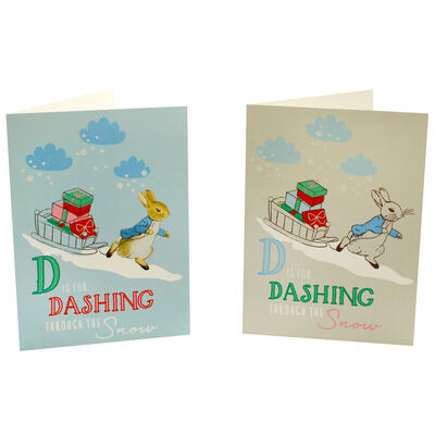 8 Christmas Cards in Tin - Peter Rabbit image number 3