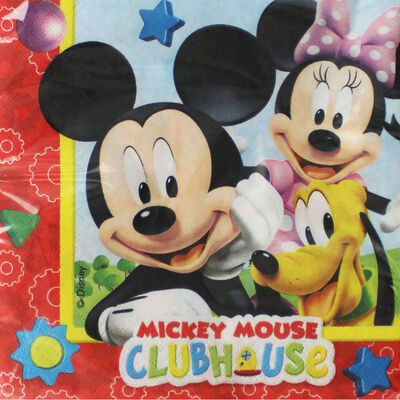 Mickey Mouse Paper Napkins - 20 Pack image number 1