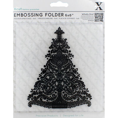 Christmas Tree Embossing Folder - 6x6 Inch image number 1
