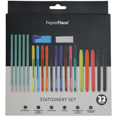 Multi Stationery Set: Pack of 22 image number 1