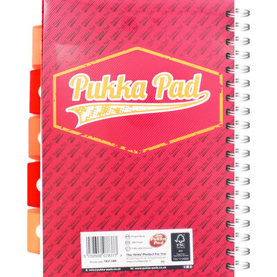 A4 Pink Pukka Pad Project Book image number 3