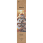 Christmas Diamond Art Kit: Cosy Hedgehog image number 1