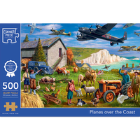 Planes over the Coast 500 Piece Jigsaw Puzzle
