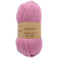 Super Soft DK Yarn: Dusty Rose 100g