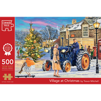 Village at Christmas by Trevor Mitchell 500 Piece Jigsaw Puzzle