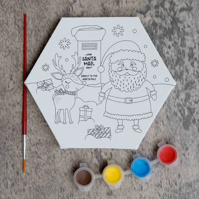 Paint Your Own Christmas Canvas image number 2