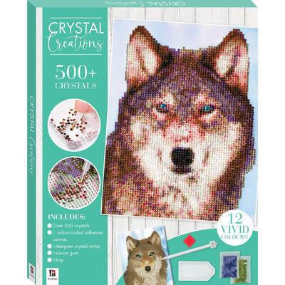 Crystal Canvas Wolf In Snow image number 1