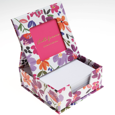 Flowers Small Memo Block with Photo Frame image number 2
