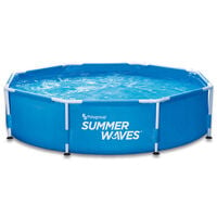 Summer Waves Round Active Frame Swimming Pool: 8ft
