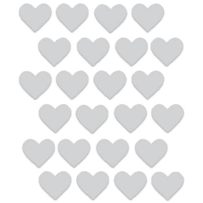 Metallic Hearts Wall Stickers image number 1
